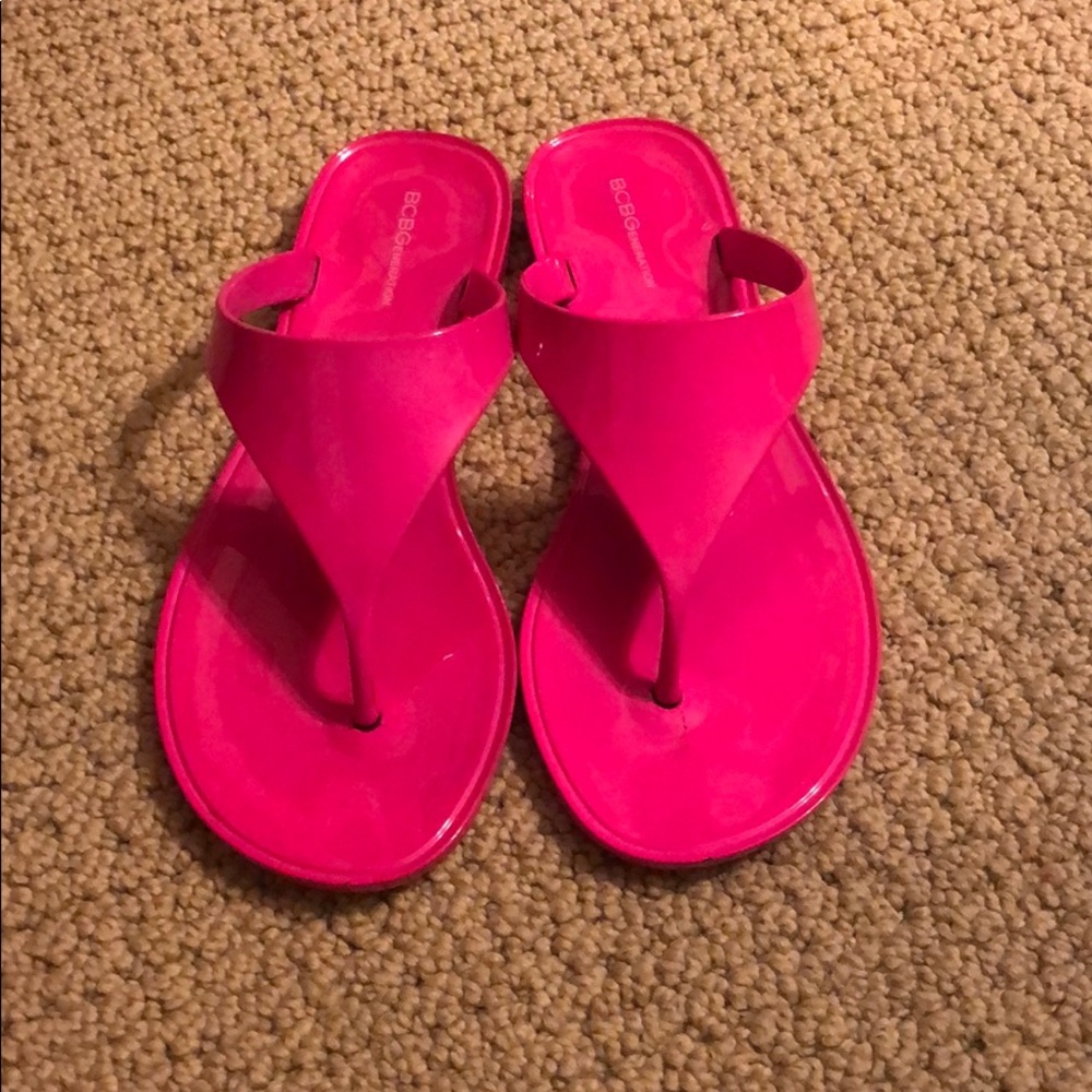 Hot pink bcbg sandals